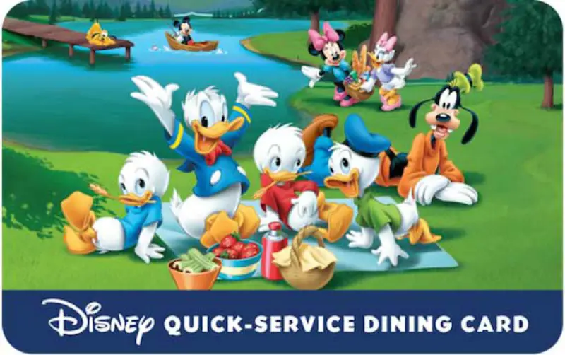 Discounted Disney Quick Service Dining Gift Card Now Available With Certain Good Neighbor Packages for a Limited Time