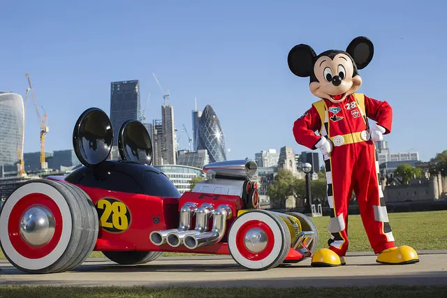 Mickey Mouse and His New ‘Roadster’ Spotted Around London