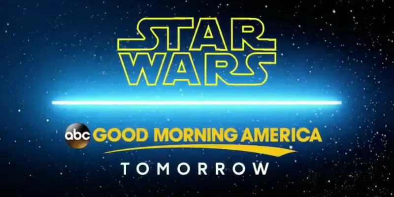 Big “Star Wars” Announcement Tease On Good Morning America!