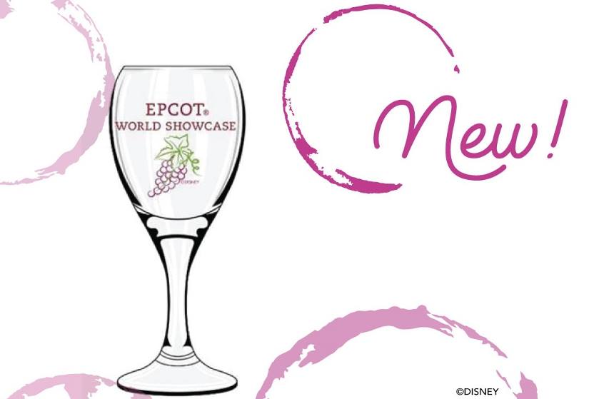 Souvenir Refillable Wine Glasses Available at Epcot’s World Showcase