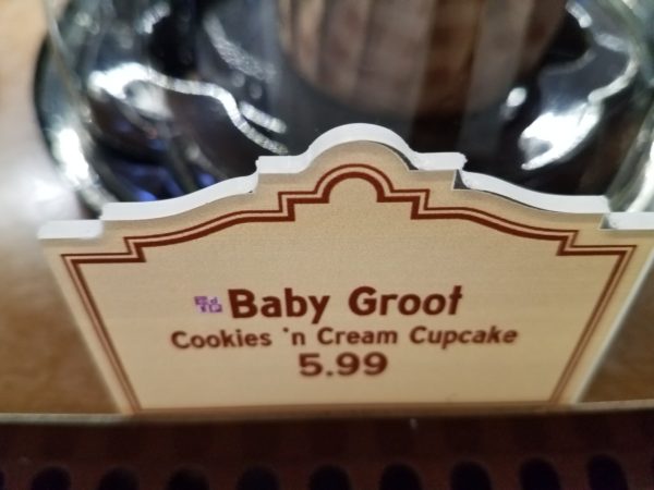 The Trolley Car Cafe Now Featuring Baby Groot Cookies 'n Cream Cupcake