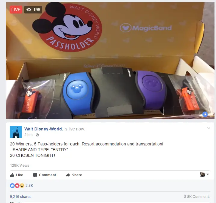 Beware of Disney Scams on Facebook