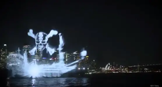A Ghostly Ship From Pirates Of The Caribbean Appears In Sydney Harbor