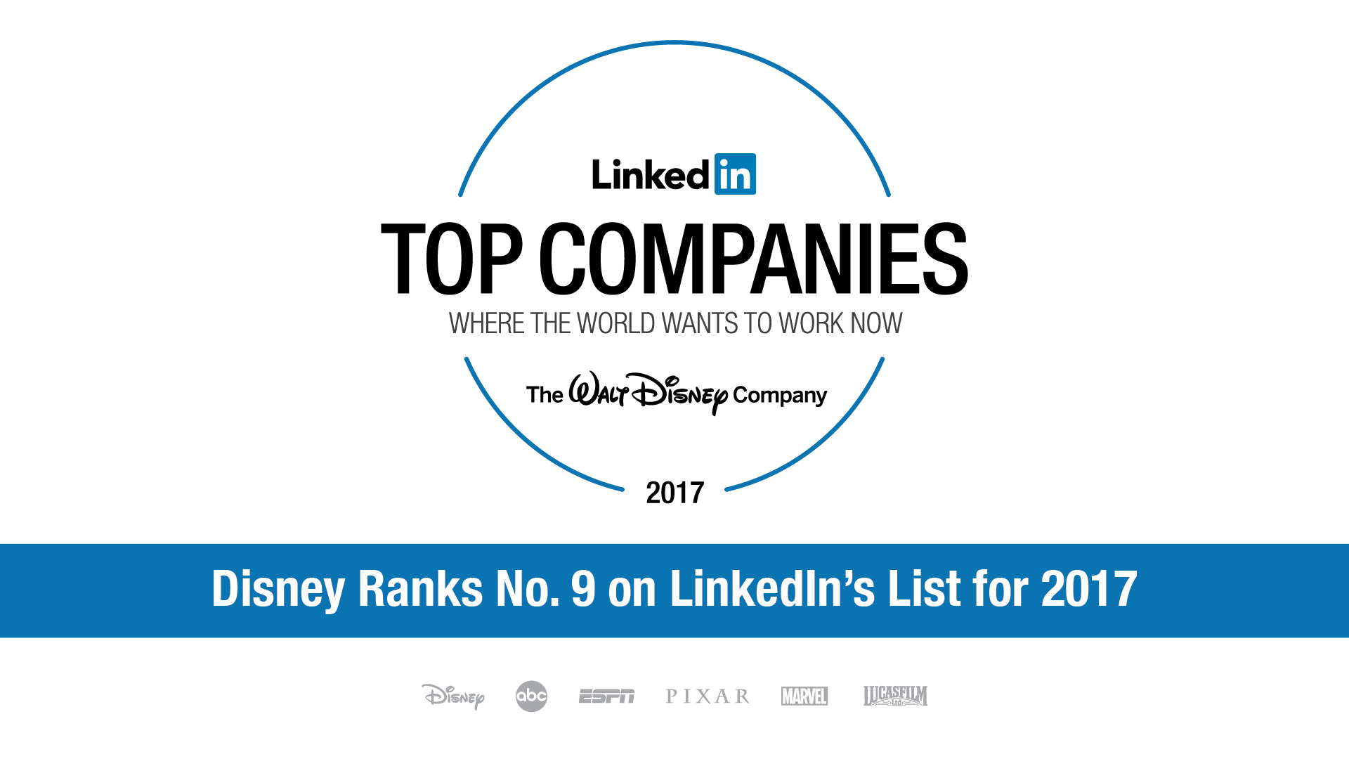 Disney Among The LinkedIn Top Companies for 2017