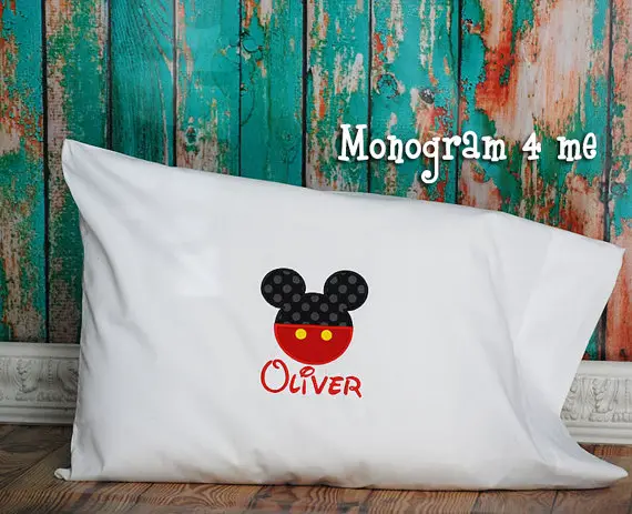 A Mickey Mouse Autograph Pillow Case is a fun Twist for Autographs