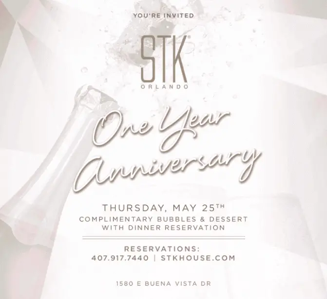 STK Orlando Celebrates One Year Anniversary in Disney Springs