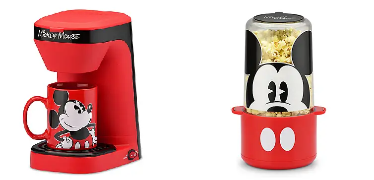 New Mickey Mouse Coffee Maker and Popcorn Popper