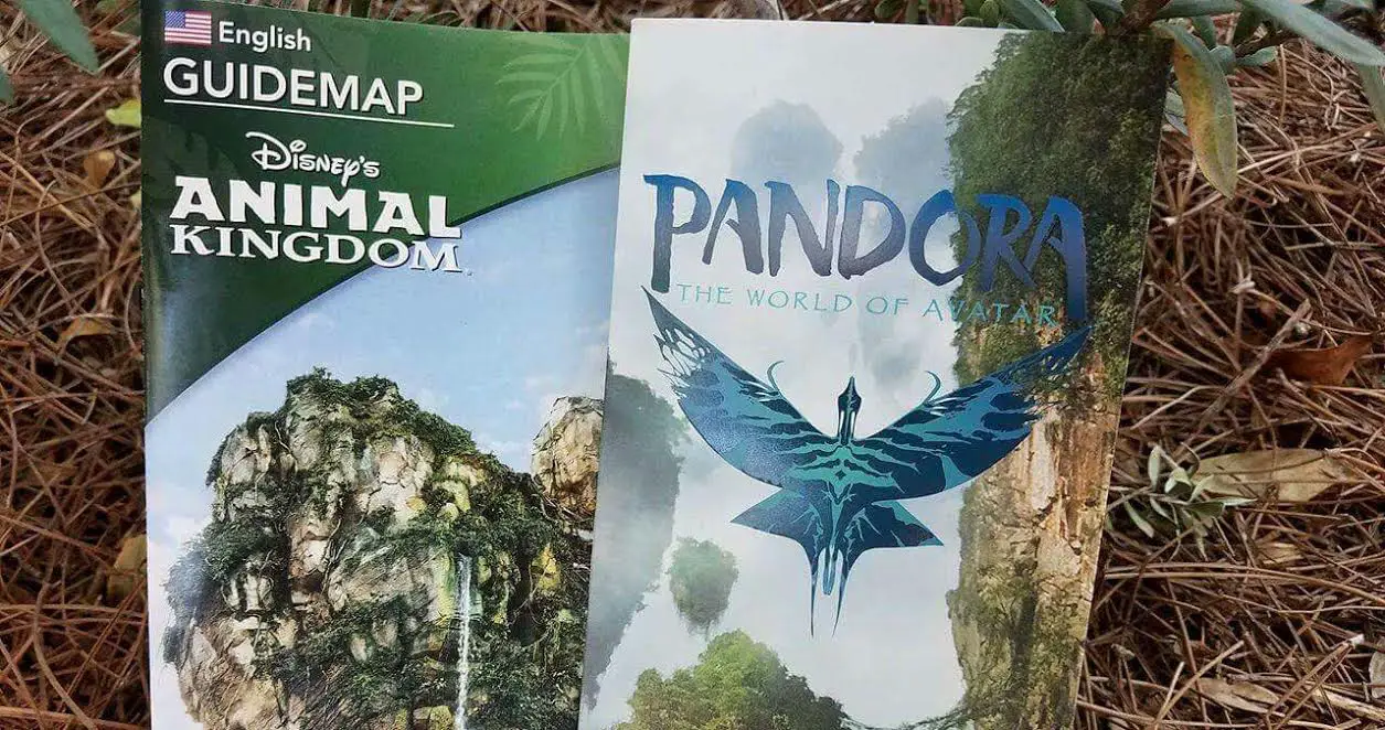 First Look at the New Animal Kingdom GUIDEMAP and New Pandora – The World of Avatar Guide