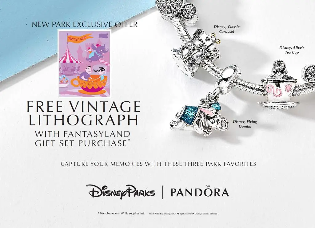 New Disney Parks Exclusive Pandora Charms Available in Disney Springs