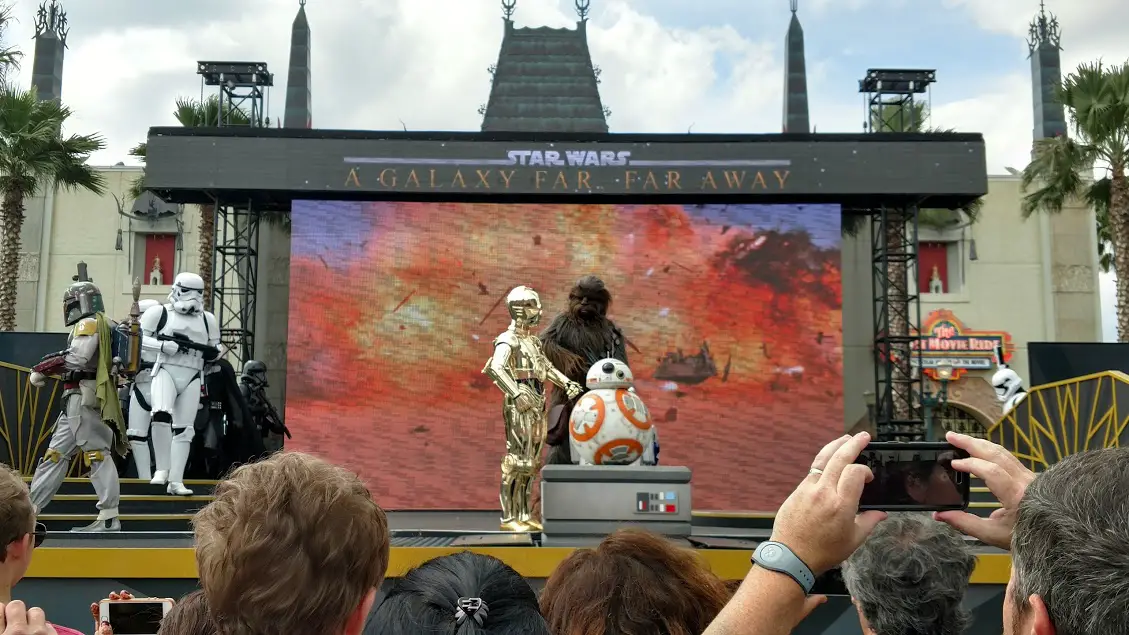 Update to Star Wars Stage Show Plus Random Star Wars Character Meet and Greets at Hollywood Studios