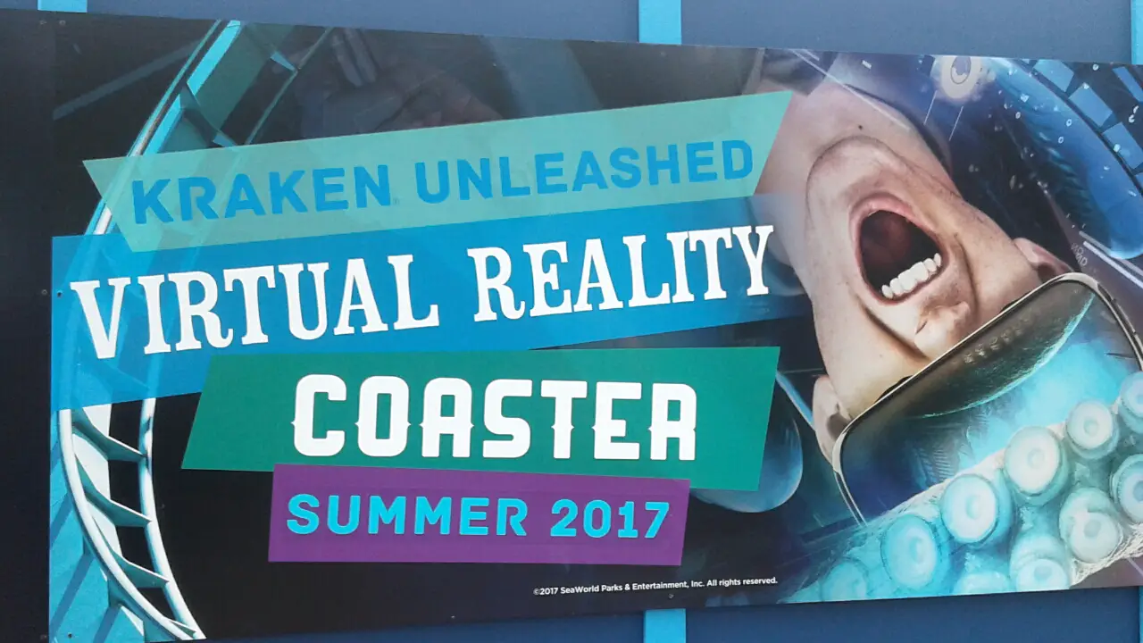 Experience ‘Kraken Unleashed’ Sea World Orlando