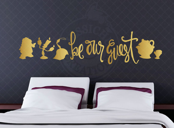 Golden Disney Wall Decals to Add a Little Sparkle to Your Walls