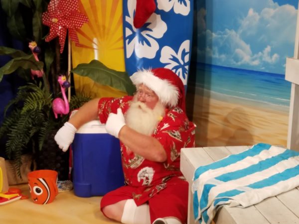 Meet Santa Claus During Disney Springs Christmas In July Event