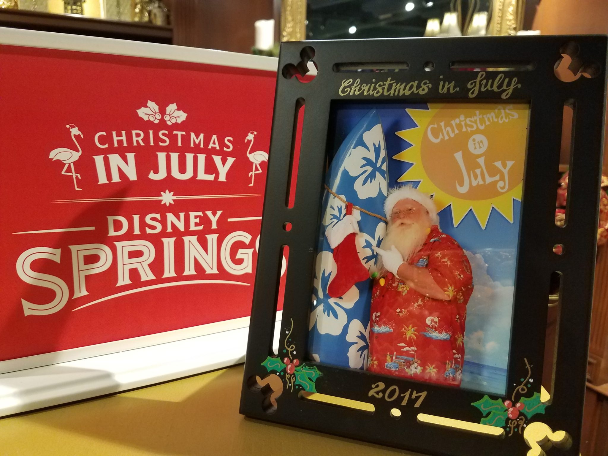 Meet Santa Claus During Disney Springs Christmas In July Event