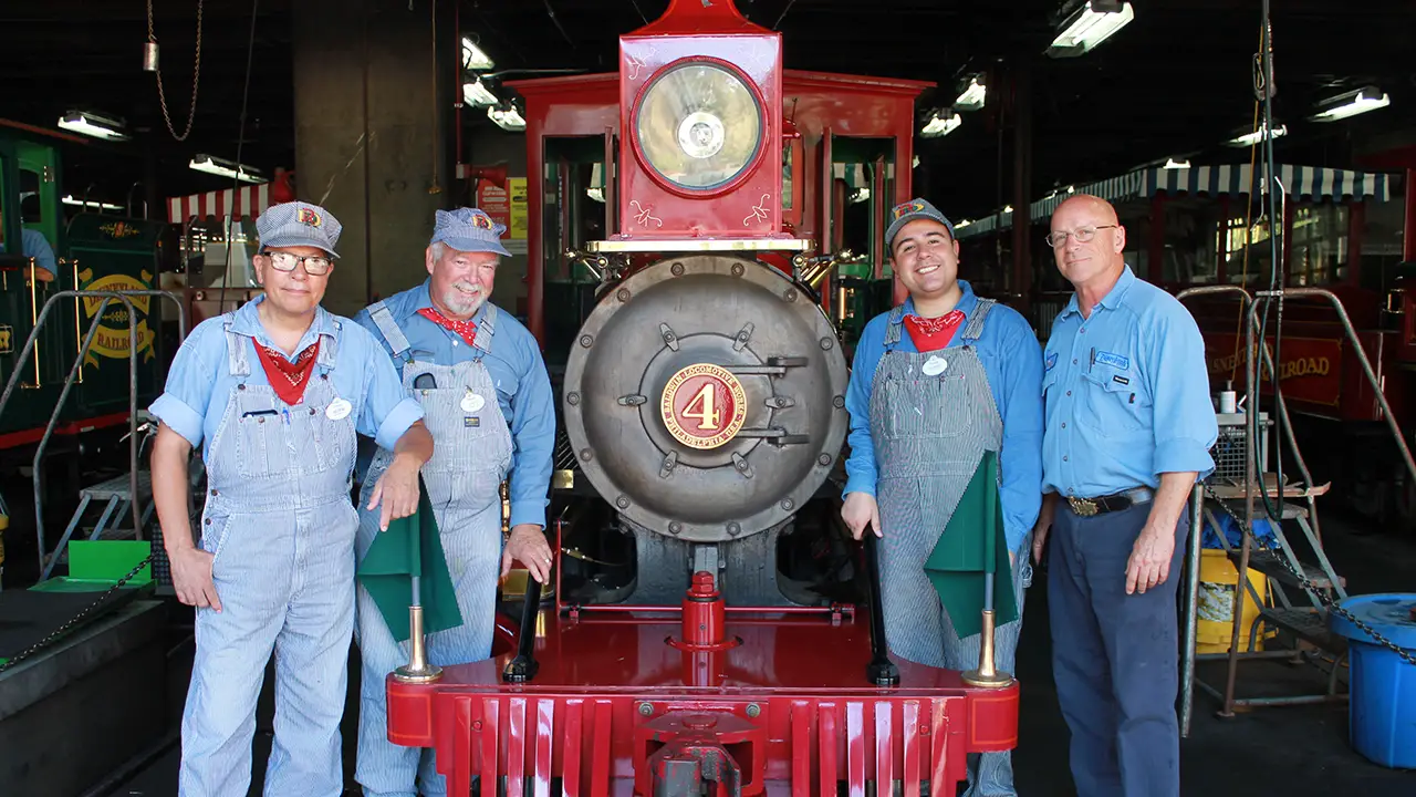 Disneyland Engineers Celebrate the Return of the Much-loved Disneyland Railroad