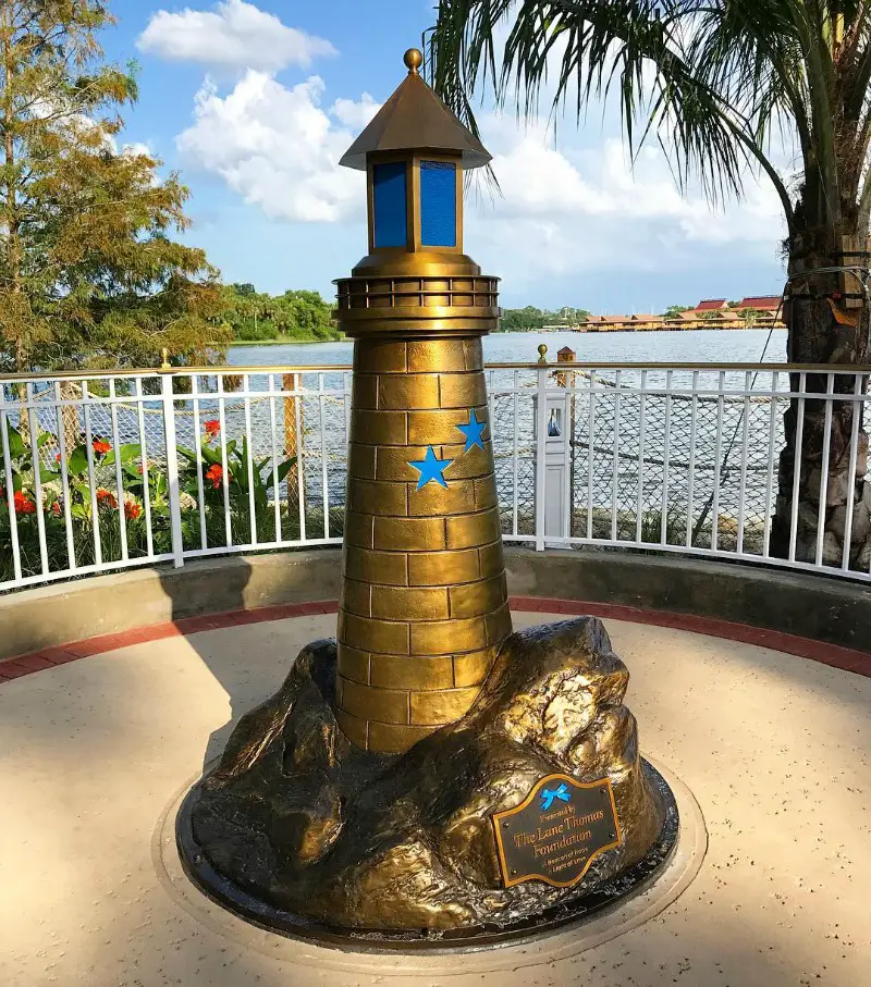 Lighthouse Sculpture Honors the Memory of Lane Graves at the Grand Floridian Resort