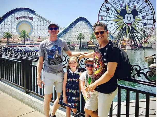 Neil Patrick Harris and Family Enjoy a Day at Disneyland Resort
