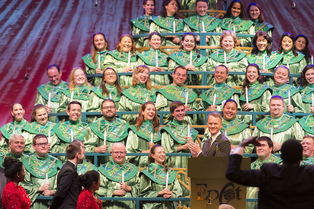 Enjoy an encore performance of NPH at Epcot’s Candlelight Processional from last year
