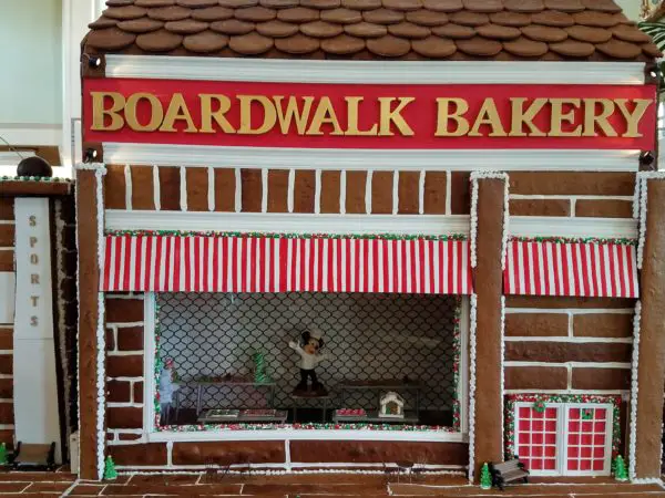 Disney's Boardwalk Inn & Villas Resort 2017 Gingerbread Display