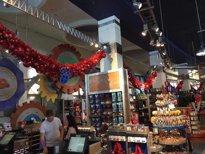 Christmas Decorations Are Starting To Go Up In Epcot