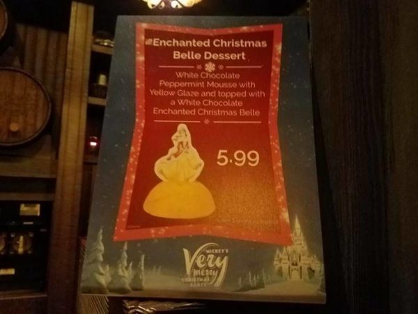 Enchanted Christmas Belle Dessert Sign