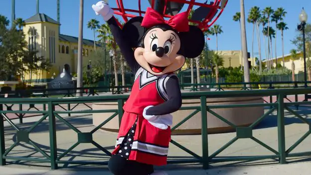 Minnie Mouse Debuts New Cheerleader Uniform for National Polka Dot Day!