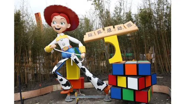 Woody and Jessie are Now Welcoming Guests to Toy Story Land at Shanghai Disneyland!