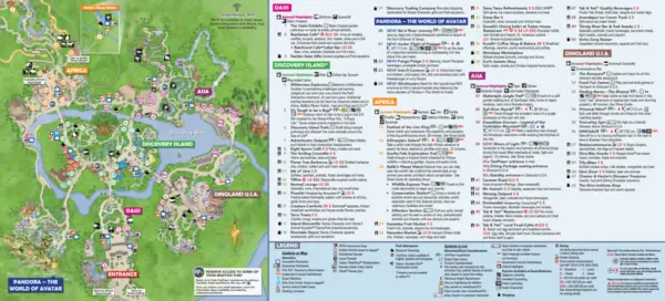 Updated Guide Maps Have Been Released for Walt Disney World | Chip and ...