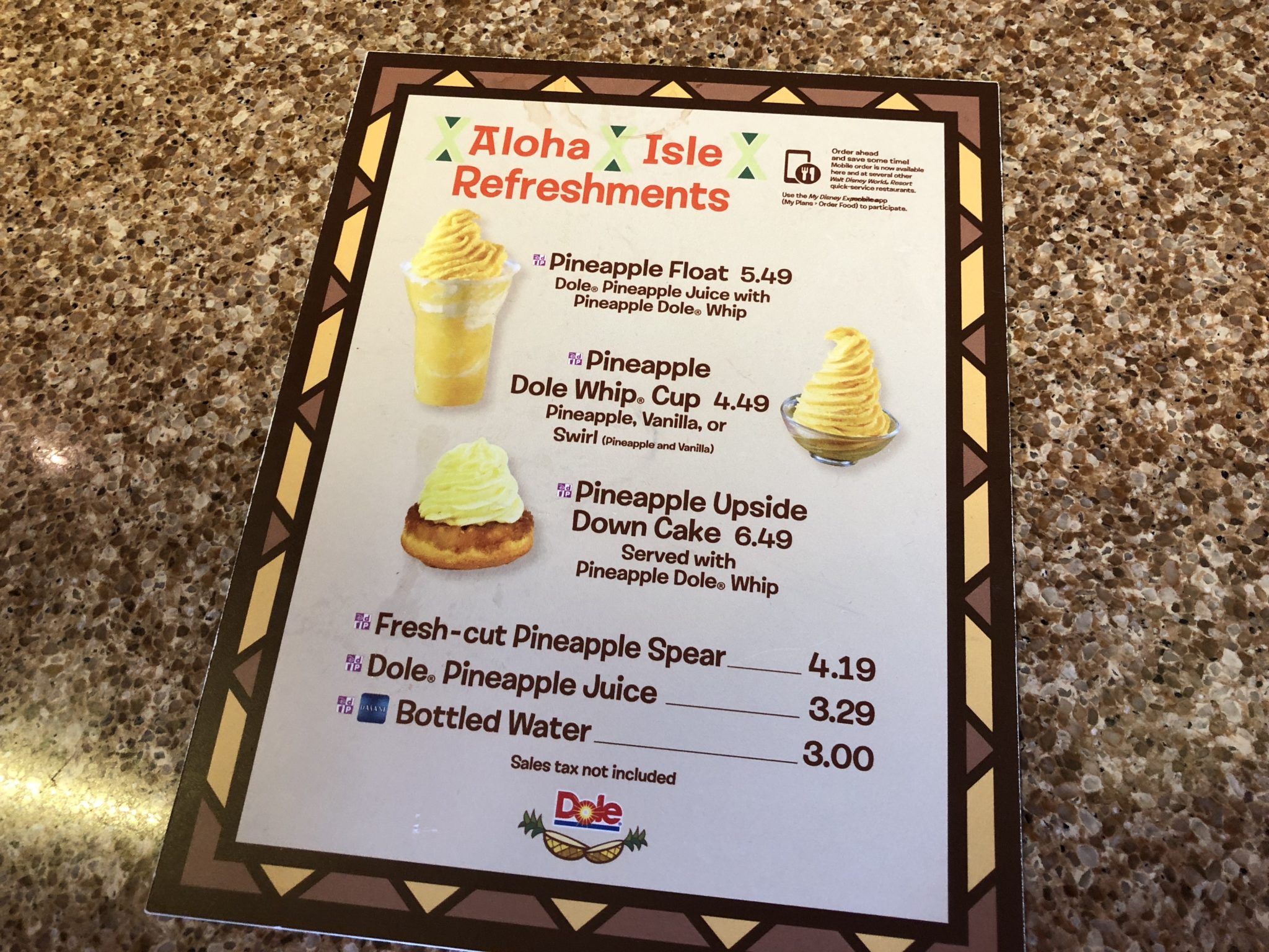 REVIEW Dole Whip Topped Pineapple Upside Down Cake at Aloha Isle in