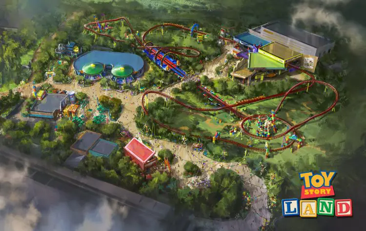 Concept Art and Videos of Upcoming Toy Story Land