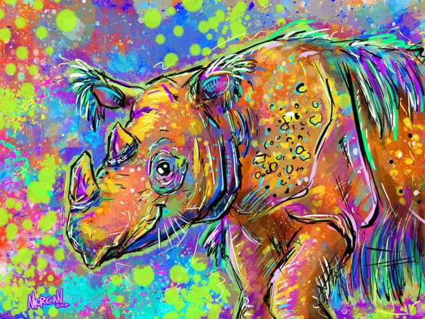 Imagineers Donate Their Personal Artwork to Help Save the Sumatran Rhino