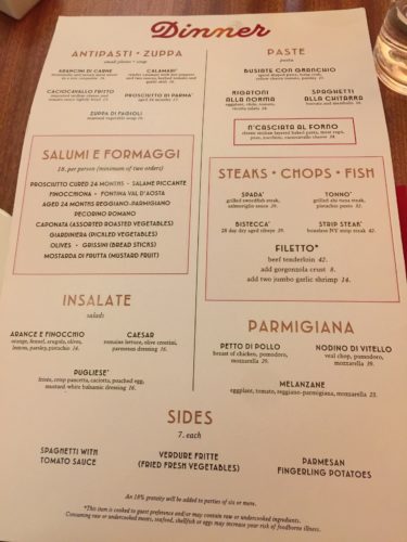 Gluten Free Options at Maria and Enzo’s in Disney Springs - Allergy-Friendly Dining!