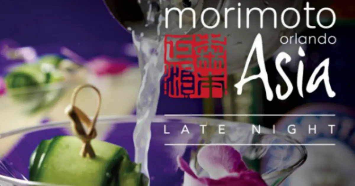 Morimoto at Disney Springs Announces Late Night Entertainment and Menu