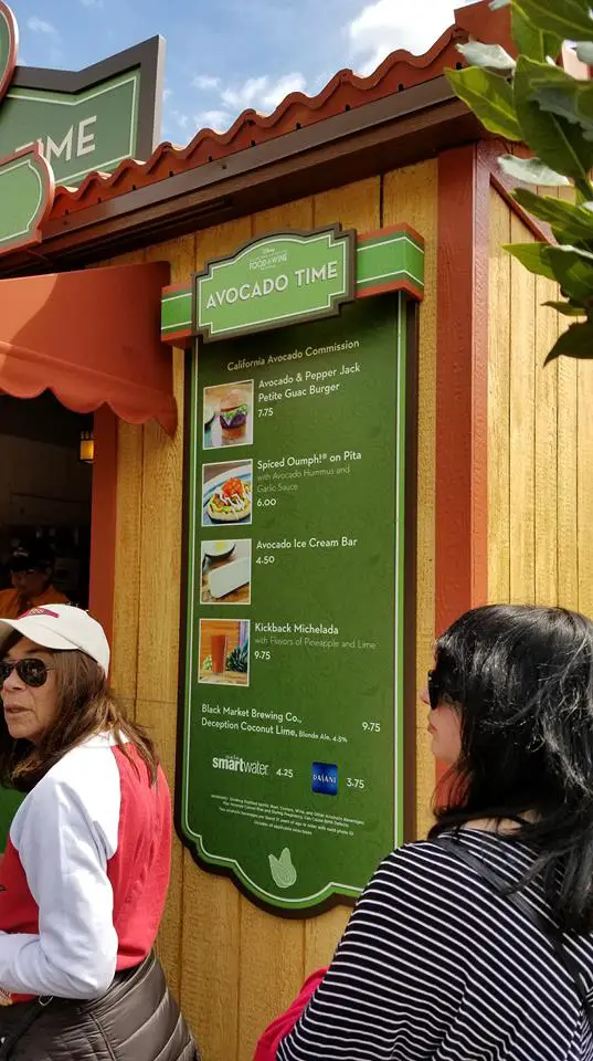 Food Booths at Disney California Adventire Food & Wine Festival