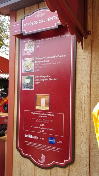 Food Booths at Disney California Adventire Food & Wine Festival