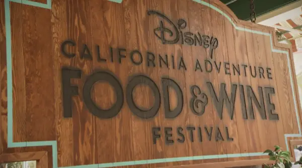 Disney California Adventure Food and Wine Festival Food Menus