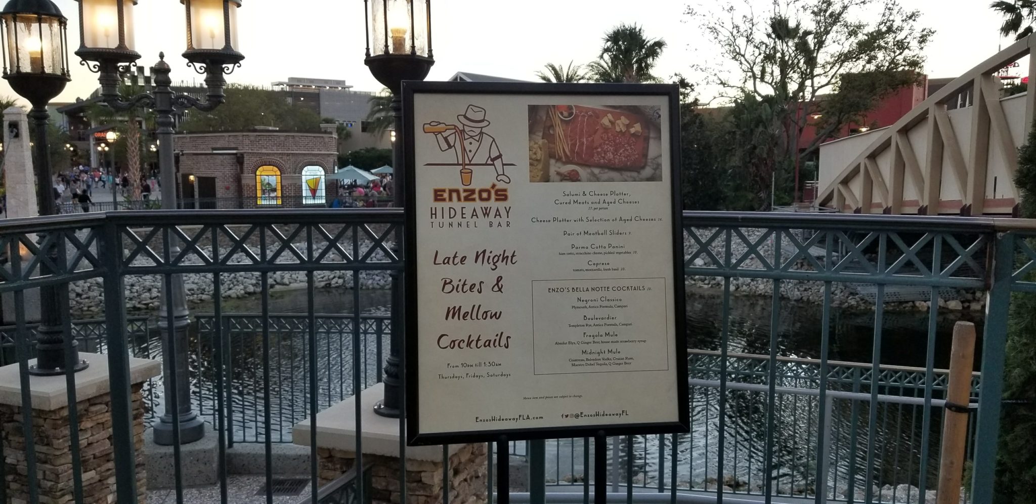 Enzo’s Hideaway in Disney Springs is a true hidden gem