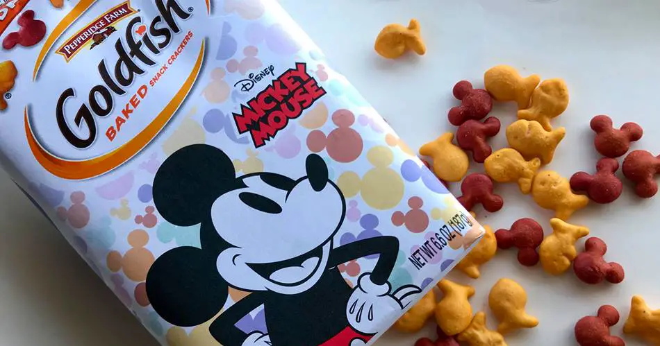 mickey mouse goldfish snacks