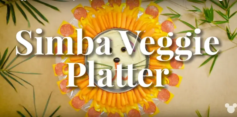 Learn How to Create A Lion King-themed Veggie Platter