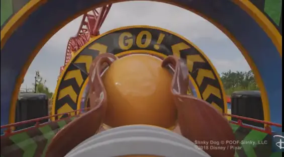 VIDEO: Come Take a Ride on Slinky Dog Dash at Toy Story Land