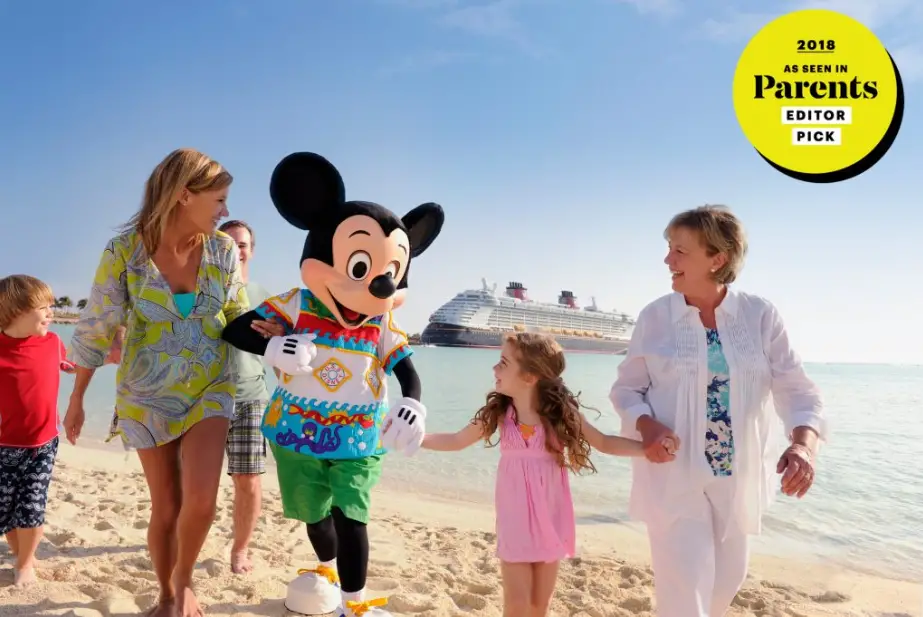 Disney Cruise Line Recognized With Parents Magazine “Editor Pick” Award