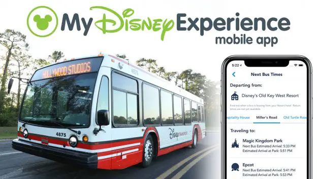 Redesigned My Disney Experience App Launches with New Features Including Bus Wait Times