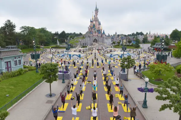International Yoga Day Celebrated at Disney Parks Worldwide