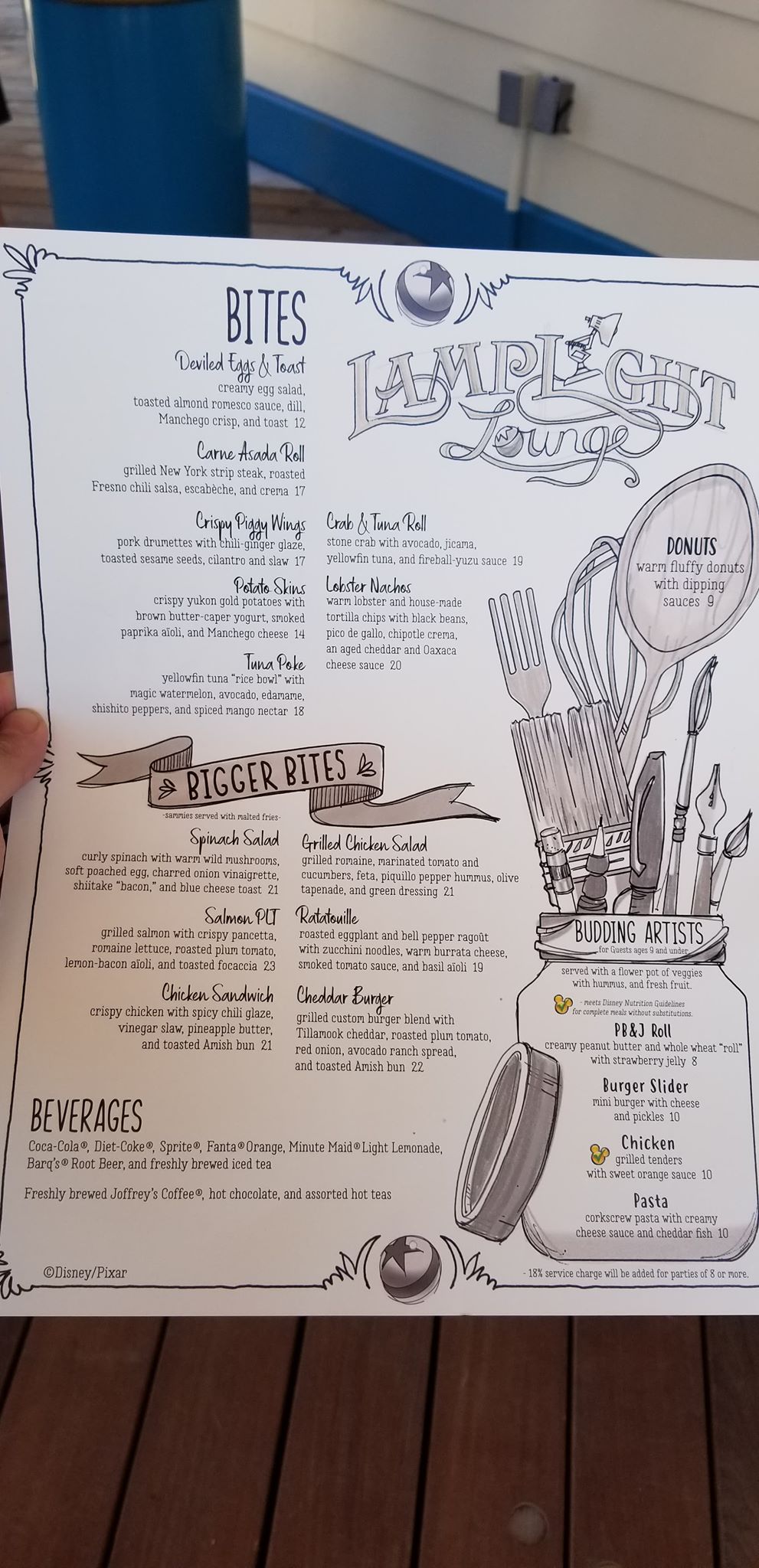 Lamplight Lounge Menu 2