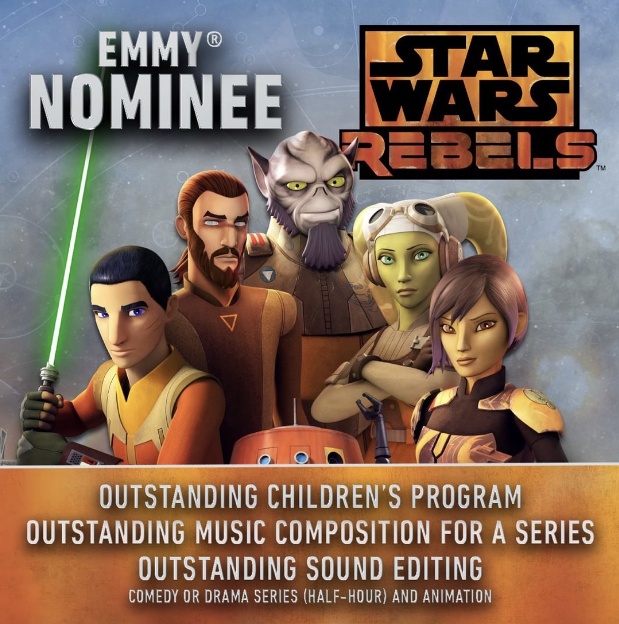 Star Wars Rebels Has Been Nominated for an Emmy