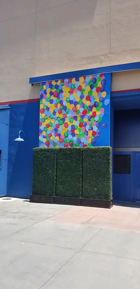 Sneak Peek of New “UP” Wall in Disney California Adventure