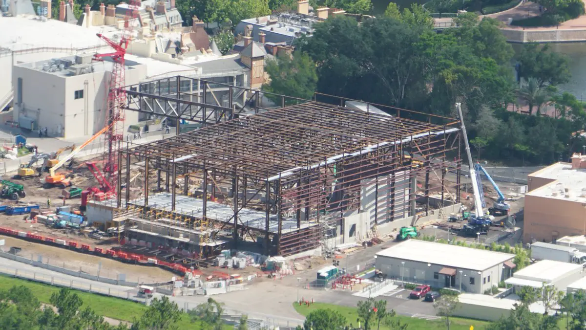 New Construction Photos of Ratatouille Ride in Epcot