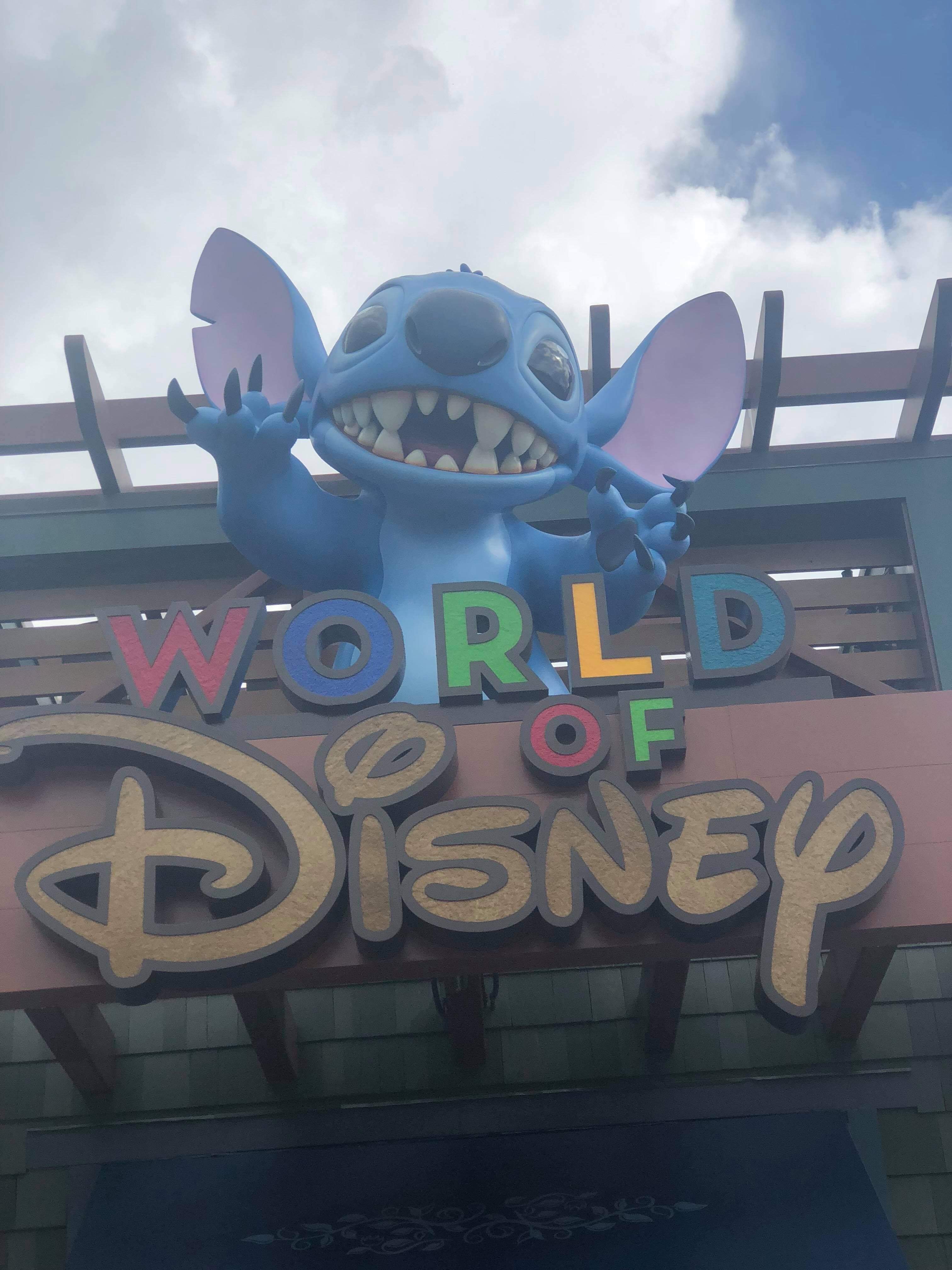 Spitting Stitch at World of Disney
