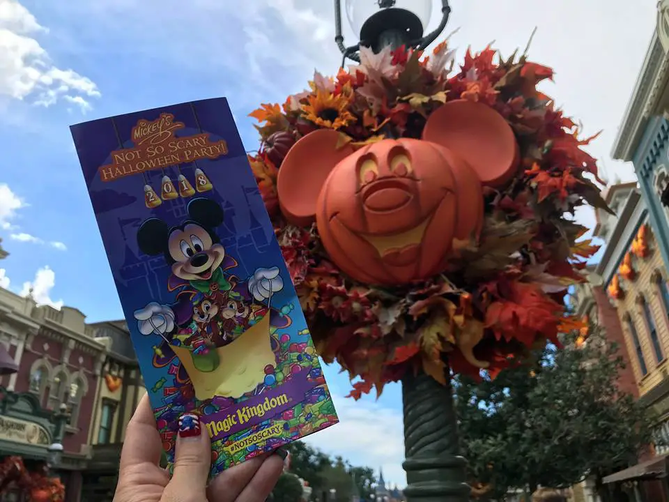 Take a Look at the 2018 Mickey’s Not So Scary Halloween Party Guide Map