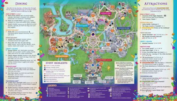 Take a Look at the 2018 Mickey's Not So Scary Halloween Party Guide Map
